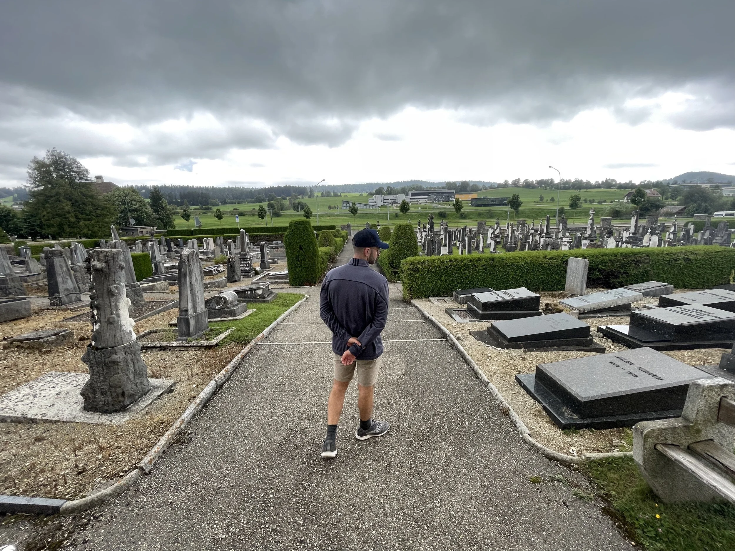 La Chaux-de-Fonds cemetery, August 2021